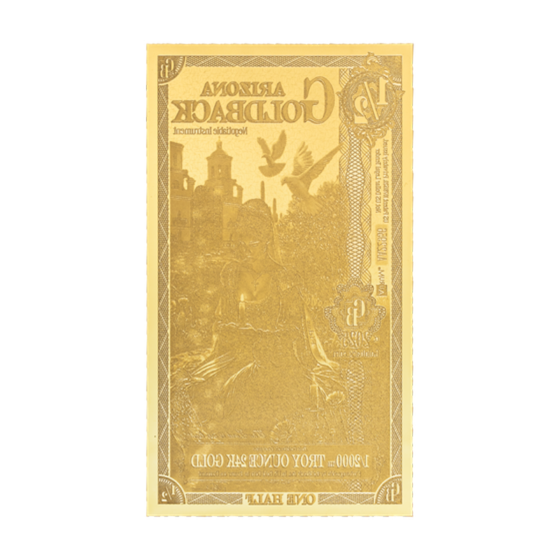 Arizona 1/2 Goldback - Image 2
