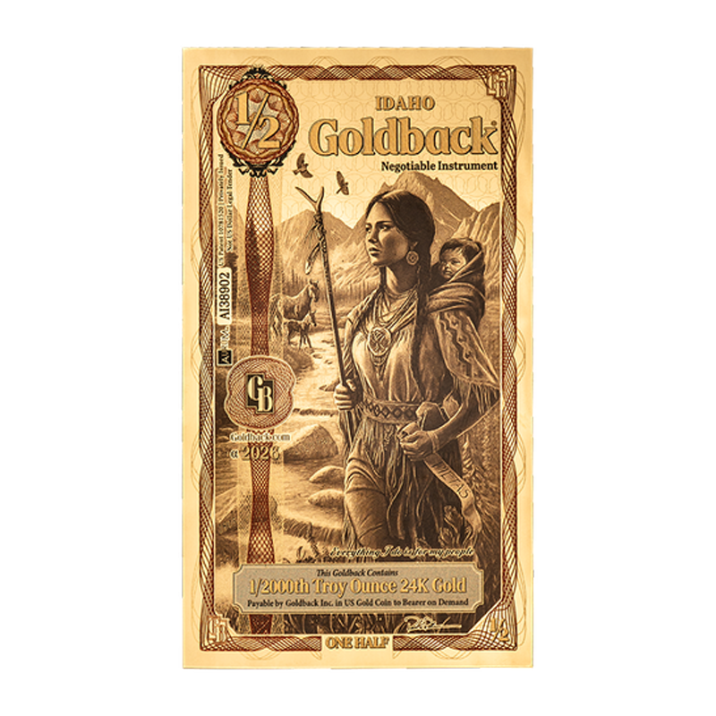 Idaho Alpha 1/2 Goldback