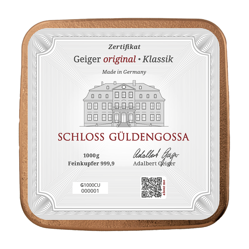 1 Kilo Geiger .999 Fine Copper Bar - Image 2