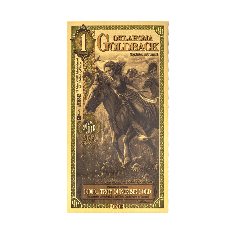 Oklahoma 1 Goldback