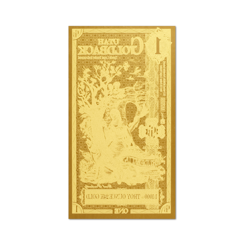 Utah 1 Goldback - Image 2
